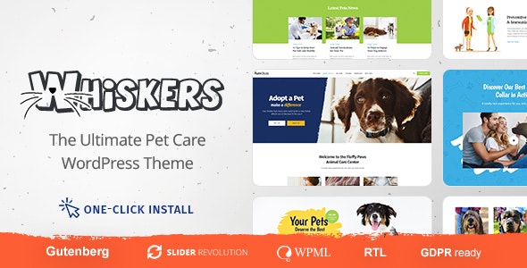 Whiskers v1.0.4 &#8211; Pets Store | Vet Clinic | Animal Adoption