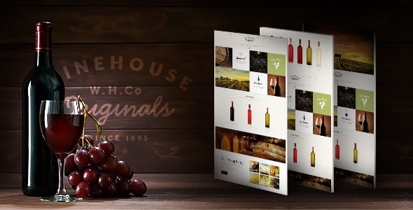 Wine House v2.2 | Vineyard &amp; Restaurant Liquor Store WordPress Theme