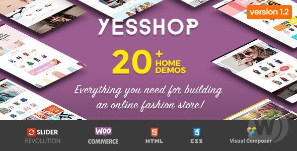 Yesshop v1.3.7 &#8211; Responsive Multipurpose WordPress WooCommerce Theme