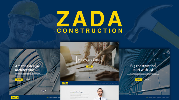 Zada v1.0 &#8211; Construction WordPress Theme