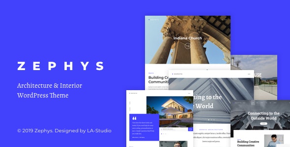 Zephys v1.0.1 &#8211; Architecture &amp; Interior WordPress Theme