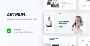 Artrium | Creative Agency &amp; Web Studio WordPress Theme v1.0.2 nulled