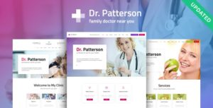Dr.Patterson | Medicine &amp; Healthcare WordPress Theme v1.2