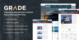 Grade &#8211; Engineering, Manufacturing &amp; Industrial Product Showcase WP Theme v2.0.0 nulled
