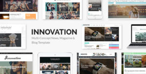 INNOVATION: Multi-Concept News, Magazine &amp; Blog Theme v5.6 nulled