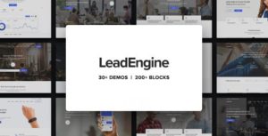 LeadEngine &#8211; Multi-Purpose WordPress Theme with Page Builder v2.2 nulled