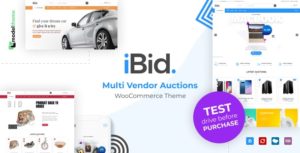 iBid &#8211; Multi Vendor Auctions WooCommerce Theme v2.0.1 nulled
