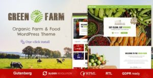 Green Farm &#8211; Organic Food WordPress Theme v1.1.3 nulled