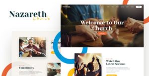 Nazareth | Church &amp; Religion WordPress Theme v1.0.6 nulled