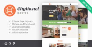 City Hostel | A Travel &amp; Hotel Booking WordPress Theme v1.0.7 nulled