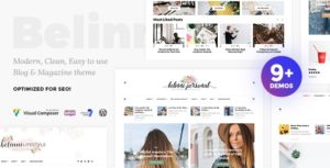 Belinni &#8211; Multi-Concept Blog / Magazine WordPress Theme v1.4.0 NULLED