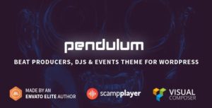 Pendulum &#8211; Beat Producers, DJs &amp; Events Theme for WordPress v3.0.5 nulled