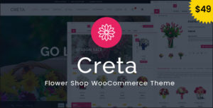 Creta &#8211; Flower Shop WooCommerce WordPress Theme v4.9 nulled