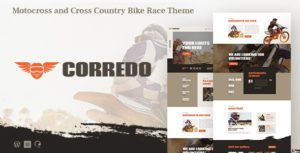 Corredo | Bike Race &amp; Sports Events WordPress Theme v1.1.4 nulled