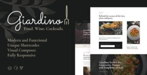 Giardino | An Italian Restaurant &amp; Cafe WordPress Theme v1.0.5 nulled