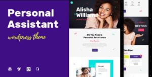 A.Williams | A Personal Assistant &amp; Administrative Services WordPress Theme v1.2.3 nulled