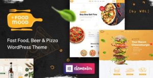 Foodmood &#8211; Cafe &amp; Delivery WordPress Theme v1.0.7 Nulled