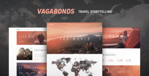 Vagabonds &#8211; Personal Travel &amp; Lifestyle Blog Theme v1.1.3 nulled