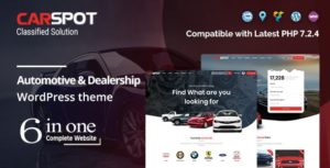 CarSpot &#8211; Automotive Car Dealer WordPress Classified Theme v2.2.7 nulled