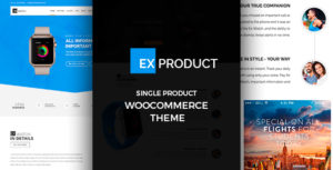 ExProduct &#8211; Single Product WordPress Theme v1.5.3 NULLED