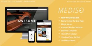 Mediso &#8211; Corporate / One-Page / Blogging WP Theme v1.2.3 nulled