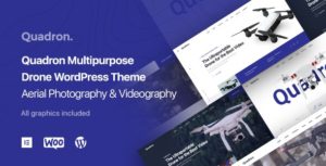 Quadron &#8211; Aerial Photography &amp; Videography Drone WordPress Theme v1.0.2 nulled