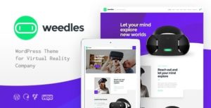 Weedles | Virtual Reality Landing Page &amp; Store WordPress Theme v1.1.3 nulled