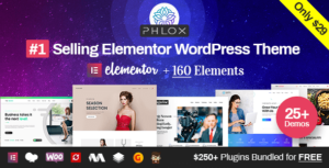 Phlox Pro &#8211; Elementor MultiPurpose WordPress Theme v5.4.12 nulled