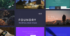 Foundry &#8211; Multipurpose, Multi-Concept WP Theme v2.1.9 nulled