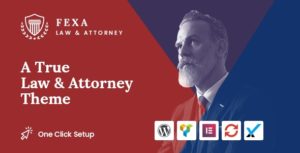 Fexa &#8211; Lawyer &amp; Attorney WordPress Theme v1.0.1 nulled