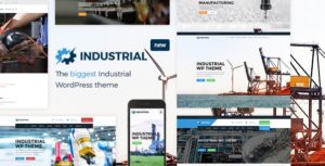 Industrial &#8211; Factory Business WordPress Theme v1.4.8 nulled