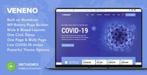 Veneno &#8211; Coronavirus Information WordPress Theme v1.3 nulled
