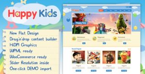 Happy Kids &#8211; Children WordPress Theme v3.5.2 Nulled