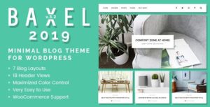 Baxel &#8211; Minimal Blog Theme for WordPress v4.1 nulled