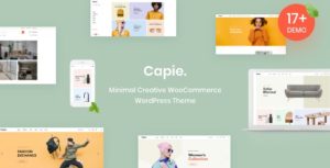 Capie &#8211; Minimal Creative WooCommerce WordPress Theme v1.0.18 nulled