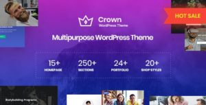 Crown &#8211; Multi Purpose WordPress Theme v1.0.1 nulled