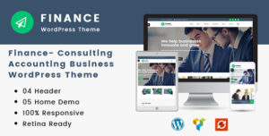 Finance &#8211; Consulting, Accounting WordPress Theme v1.3.2 nulled