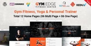 Gym Edge &#8211; Gym Fitness WordPress Theme v4.1 nulled
