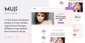 Muji | Beauty Shop &amp; Spa Salon WordPress Theme v1.1.0 nulled