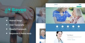 Saveo | In-home Care &amp; Private Nursing Agency WordPress Theme v1.1.4 nulled