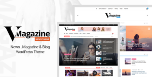 Vmagazine &#8211; Blog, NewsPaper, Magazine WordPress Themes v1.1.8 nulled