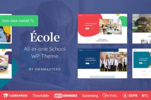Ecole &#8211; Education &amp; School WordPress Theme v1.0.1 nulled
