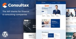 Consultax &#8211; Financial &amp; Consulting WordPress Theme v1.0.8 nulled