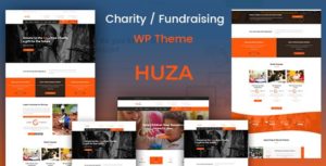 Huza &#8211; Charity/Fundraising Responsive WordPress Theme v1.18 nulled