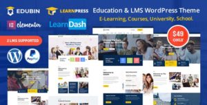 Edubin &#8211; Education LMS WordPress Theme v6.7.6