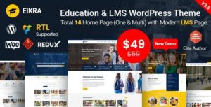 Eikra Education &#8211; Education WordPress Theme v4.2 nulled