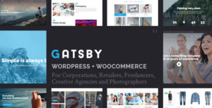 Gatsby &#8211; WordPress + eCommerce Theme v1.5 nulled