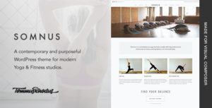 Somnus &#8211; Yoga &amp; Fitness Studio WordPress Theme v1.0.9 nulled