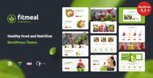 Fitmeal &#8211; Healthy Food Delivery and Diet Nutrition WordPress Theme v1.2.5 nulled