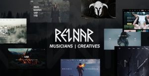 Reinar &#8211; A Nordic Inspired Music and Creative WordPress Theme v1.2.7 Nulled